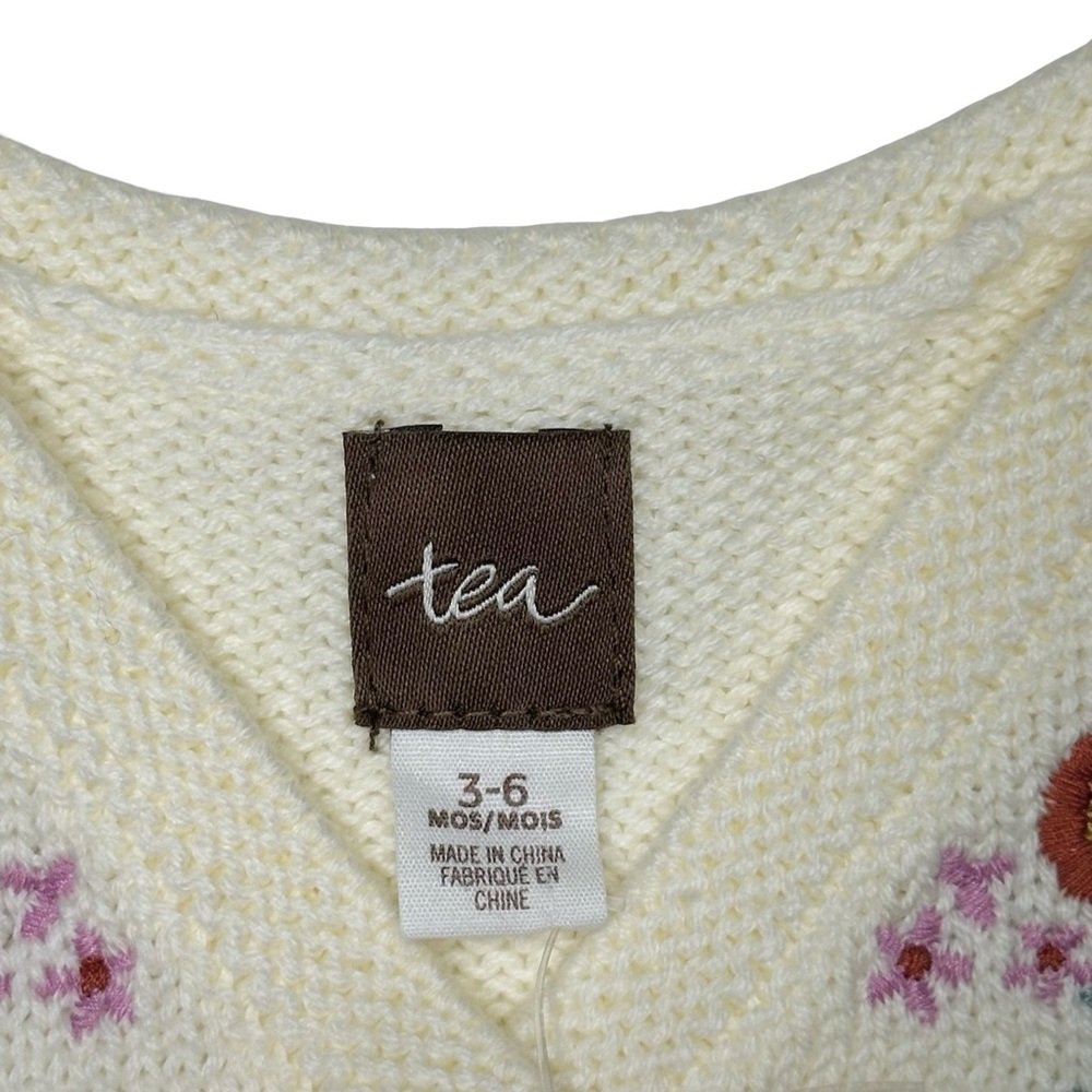 Tea Collection Embroidered Leopard Cardigan - Picture 3 of 3